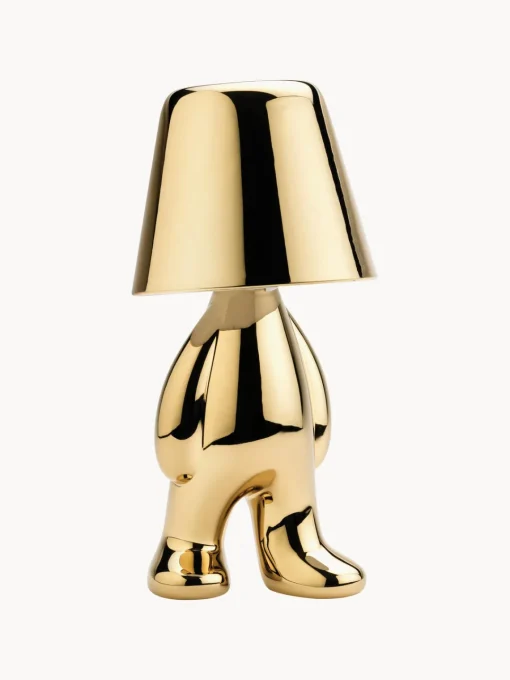 Qeeboo Lámpara de mesa LED pequeña regulable Golden Brothers Tom^ Lámparas De Mesa|Lámparas De Techo