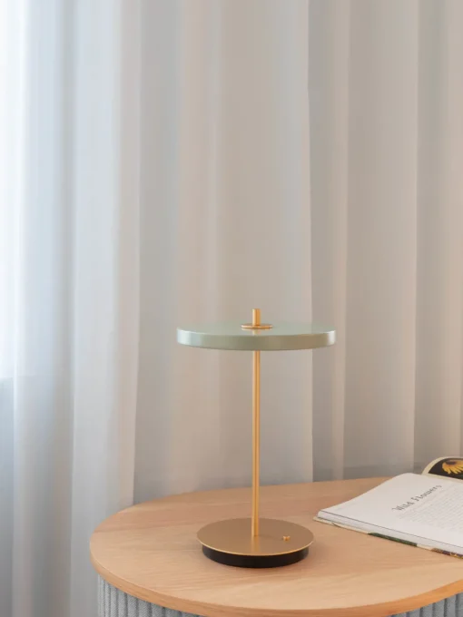 UMAGE Lámpara de mesa LED pequeña regulable Asteria
