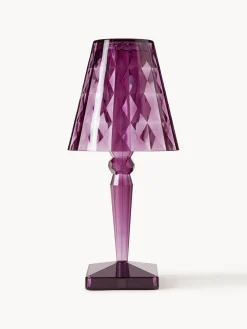 Kartell Lámpara de mesa LED regulable Big Battery, Al 37 cm^ Lámparas De Mesa De Exterior|Lámparas De Mesa De Exterior