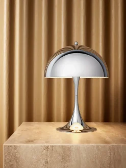 Louis Poulsen Lámpara de mesa LED regulable con temporizador Panthella, 34 cm^ Lámparas De Mesa|Lámparas De Techo
