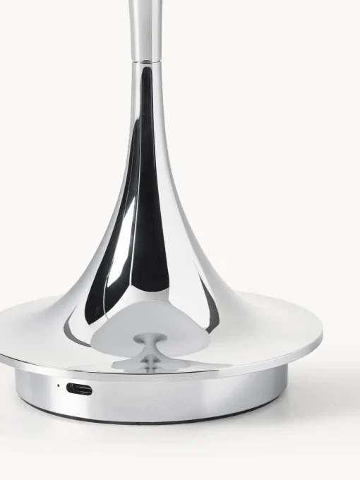 Louis Poulsen Lámpara de mesa LED regulable Panthella de diseño Verner Panton, 24 cm, portátil