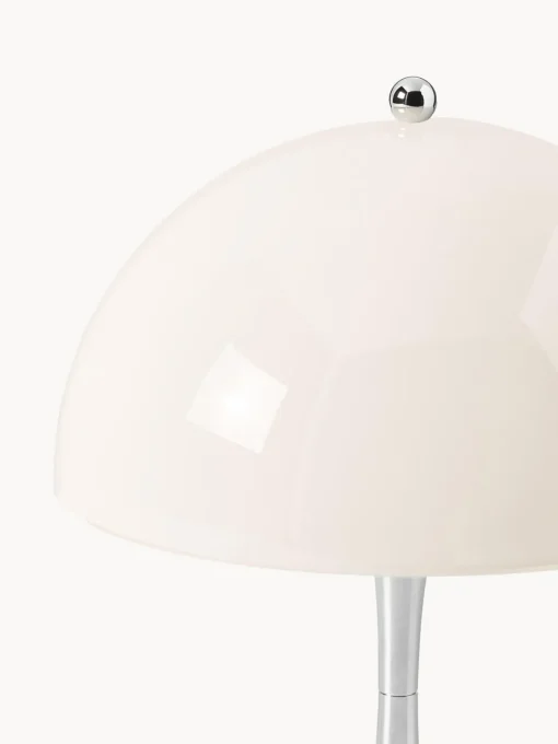 Louis Poulsen Lámpara de mesa LED regulable Panthella de diseño Verner Panton, 24 cm, portátil