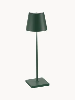 Zafferano Lámpara de mesa LED regulable Poldina, portátil