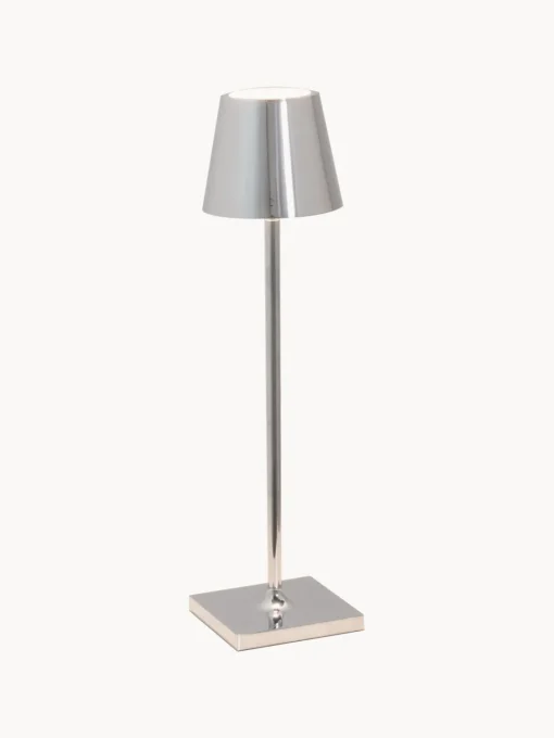 Zafferano Lámpara de mesa LED regulable Poldina, portátil