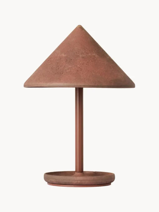 Mater Lámpara de mesa LED regulable Terra, portátil