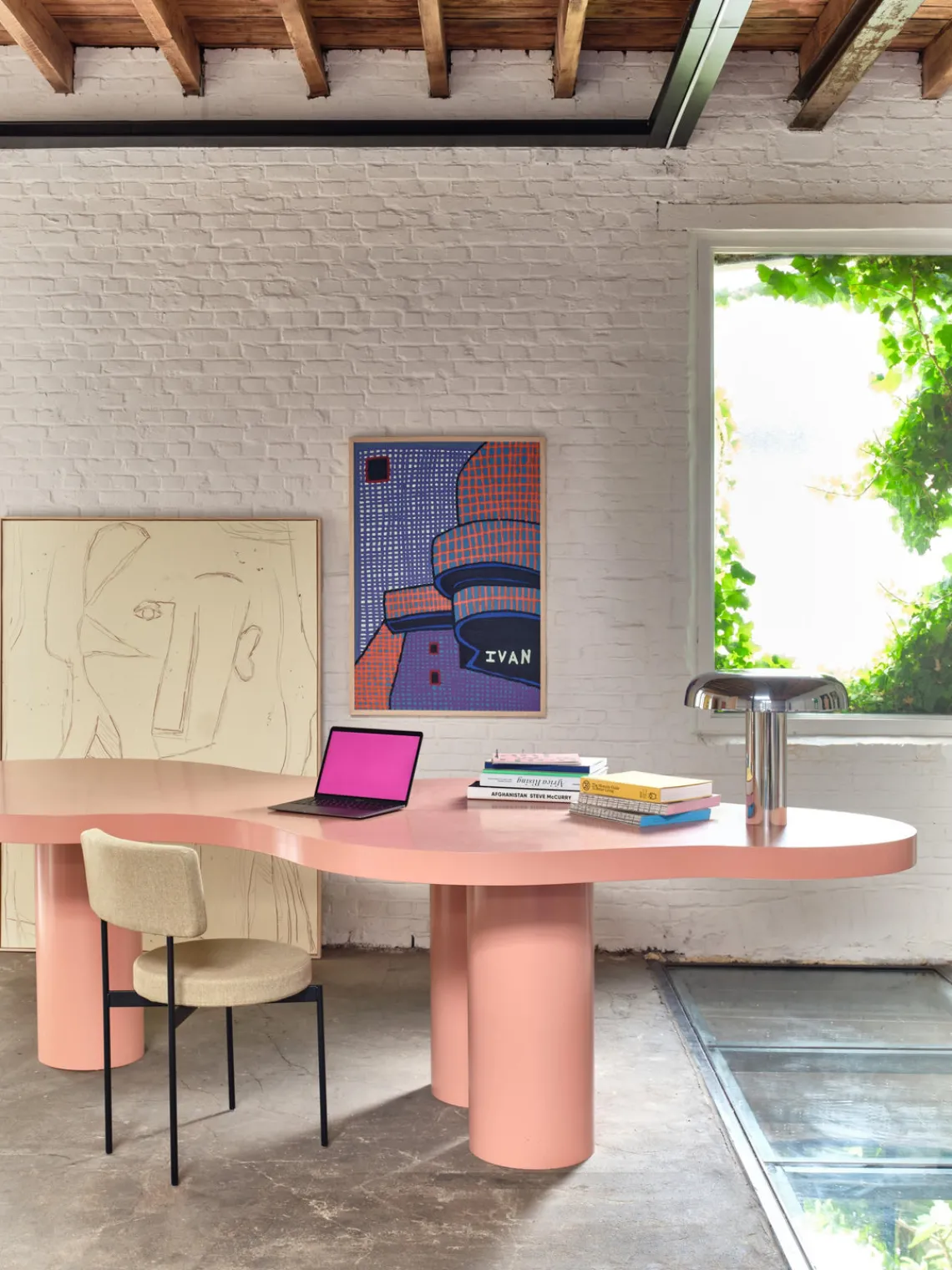 HKLIVING Lámpara de mesa Mushroom