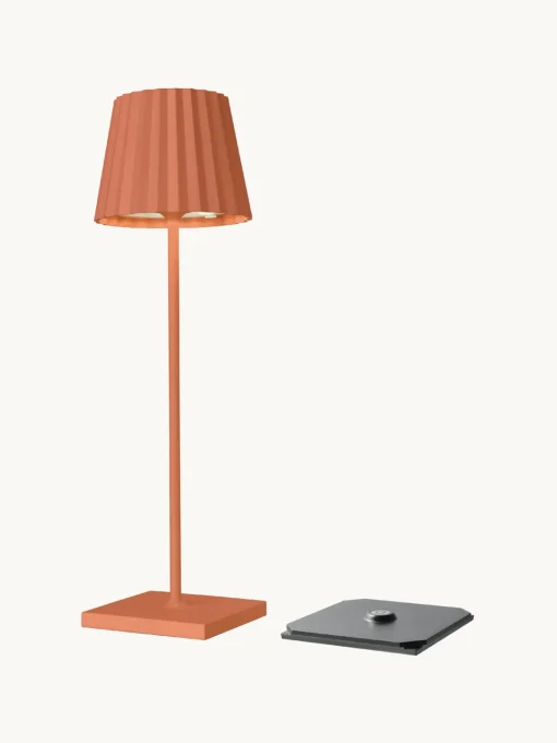 sompex Lámpara de mesa para exterior LED regulable Trellia, portátil