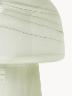 Westwing Collection Lámpara de mesa pequeña con efecto mármol Talia