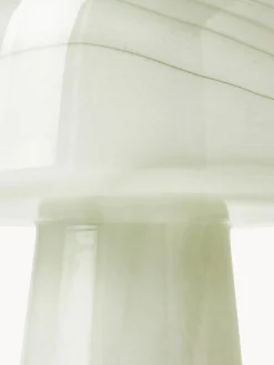 Westwing Collection Lámpara de mesa pequeña con efecto mármol Talia