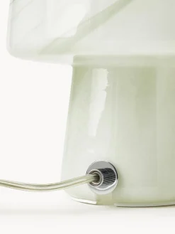 Westwing Collection Lámpara de mesa pequeña con efecto mármol Talia