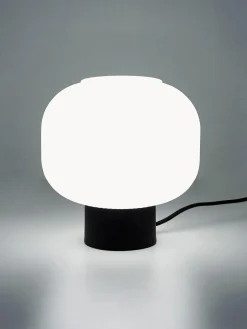 Lámpara de mesa pequeña de vidrio opalino Charles^ Lámparas De Mesa|Lámparas De Techo