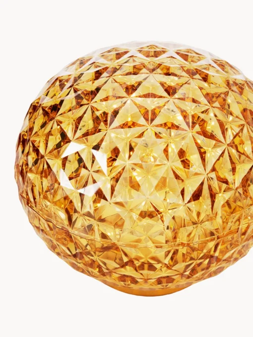 Kartell Lámpara de mesa pequeña LED regulable Mini Planet, portátil^ Lámparas De Mesa|Lámparas De Techo