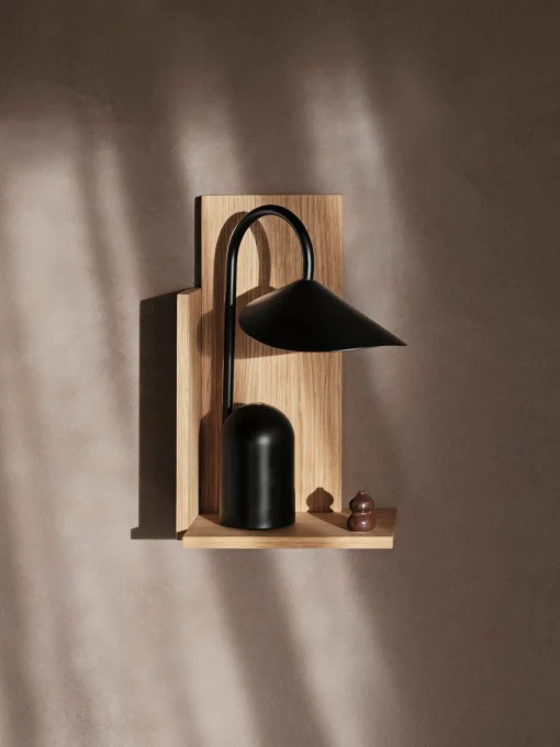 Ferm Living Lámpara de mesa pequeña LED regulable Arum, portátil^ Lámparas De Mesa|Lámparas De Techo