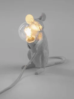 SELETTI Lámpara de mesa pequeña Mouse