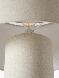 Westwing Collection Lámpara de pie de lino Ron^ Lámparas De Techo|Lámparas De Pie