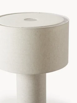 Westwing Collection Lámpara de pie de lino Ron^ Lámparas De Techo|Lámparas De Pie