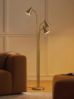 Westwing Collection Lámpara de pie de metal Arturo