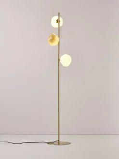 Westwing Collection Lámpara de pie de vidrio opalino Josie^ Lámparas De Pie|Lámparas De Techo