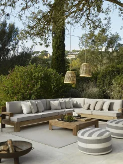 NewGarden Lámpara de techo artesanal regulable LED Positano, portátil