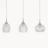 Nova Luce Lámpara de techo grande de vidrio satinado Vario