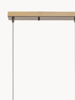 Nova Luce Lámpara de techo grande de vidrio satinado Vario