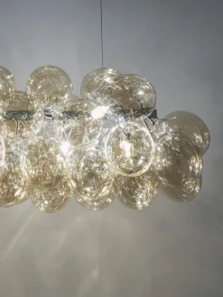 By Rydéns Lámpara de techo LED grande soplada Gross Bar