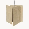 Ferm Living Lámpara de techo LED regulable de travertino Oeste