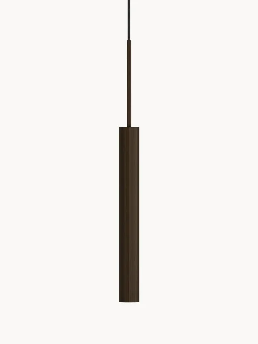 Audo Copenhagen Lámpara de techo pequeña con superficie acanalada Tubulaire, 48 cm