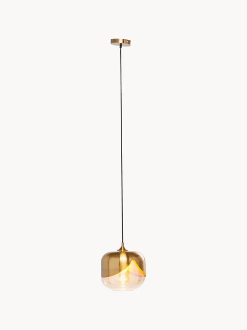 Kare Design Lámpara de techo pequeña de vidrio Golden Goblet^ Lámparas De Techo|Lámparas De Techo