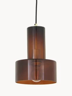 Hübsch Lámpara de techo pequeña de vidrio Flowy