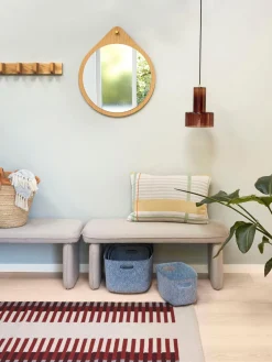 Hübsch Lámpara de techo pequeña de vidrio Flowy