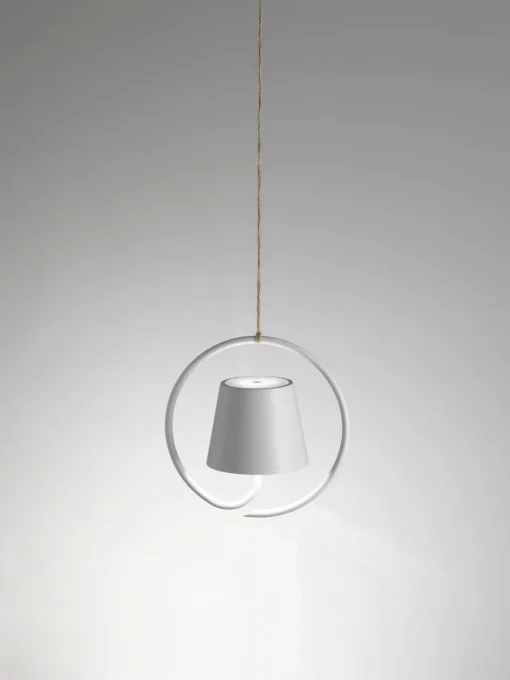 Zafferano Lámpara de techo pequeña LED para exterior regulable Poldina