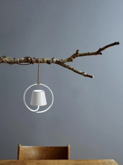 Zafferano Lámpara de techo pequeña LED para exterior regulable Poldina