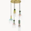 Nova Luce Lámpara de techo regulable Murano