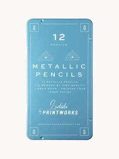 Printworks Lápices de colores Metallic, 12 uds.