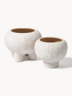 Westwing Collection Macetero de gres Elm, 24 cm