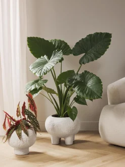Westwing Collection Macetero de gres Elm, 27 cm