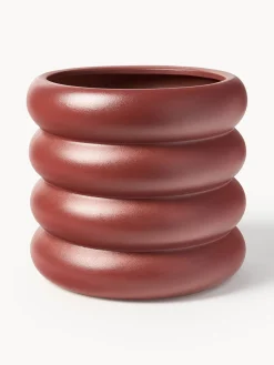 Westwing Collection Macetero de gres Rudi, 30 x 9 cm