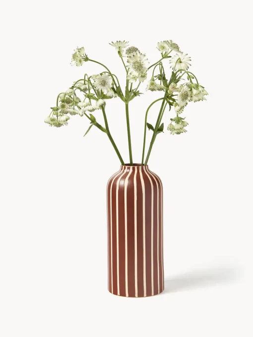 Westwing Collection Macetero pintado a mano Elio, 23 cm^ Jarrones|Jarrones