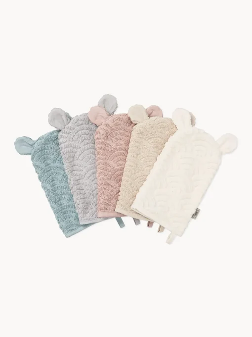 Cam Cam Copenhagen Manopla de baño infantil de algodón Wave^Niños Decoración Infantil|Textiles De Baño Infantiles