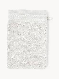 Westwing Collection Manoplas de baño de algodón ecológico Premium, 2 uds.