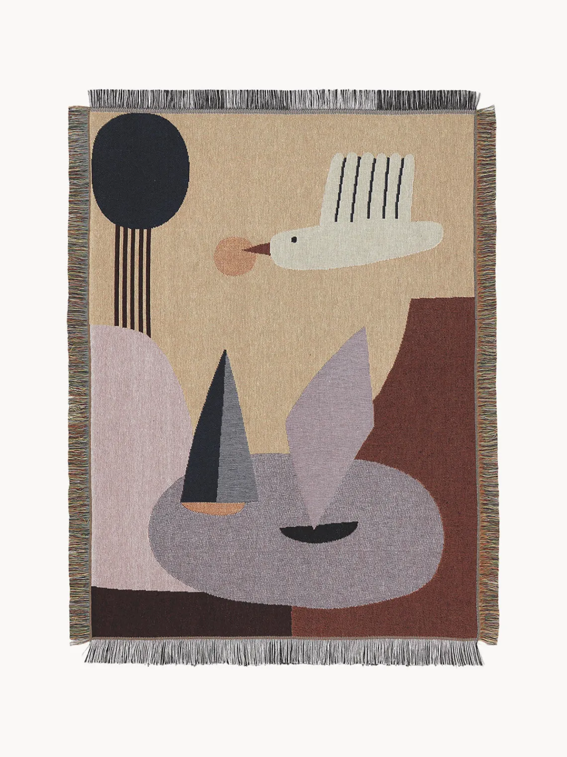 Ferm Living Kids Manta de algodón ecológico Bird^Niños Decoración Infantil