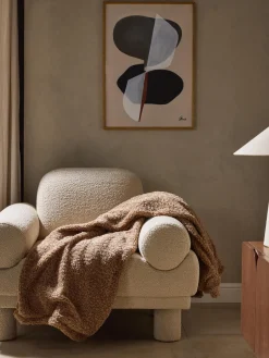 Westwing Collection Manta de borreguillo Dotty