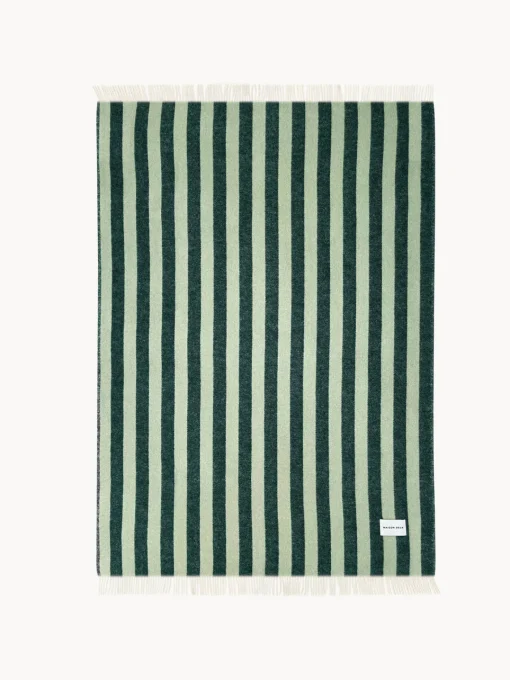 Maison Deux Manta de lana a rayas Candy Wrap