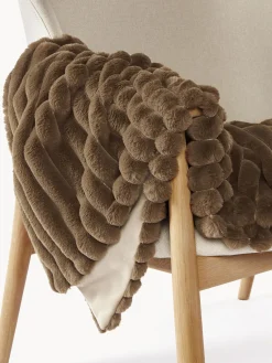 Westwing Collection Manta de piel sintética Lovey^ Mantas