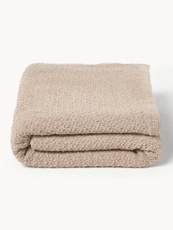 Westwing Collection Manta de punto mullida de chenilla Everly