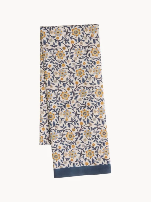 Bungalow Mantel artesanal con estampado floral Melon^ Manteles|Manteles