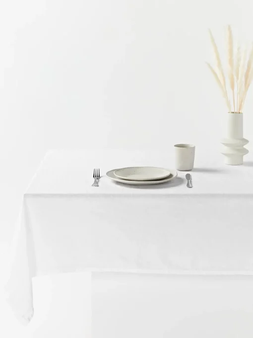 Westwing Collection Mantel de lino con vainica Larissa