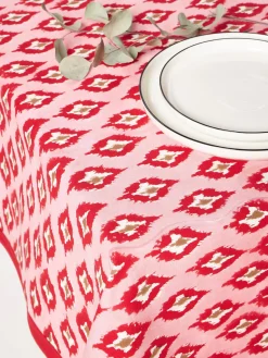 Les Ottomans Mantel individual pintado a mano de algodón Atahan^ Manteles|Manteles