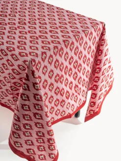 Les Ottomans Mantel individual pintado a mano de algodón Atahan^ Manteles|Manteles